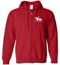 Dressage Horse Zip Hoodie