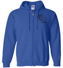 Horseful Heart Zip Hoodie