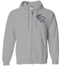 Horseful Heart Zip Hoodie