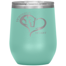 Horseful Heart 12oz. Stainless Steel Wine Tumbler