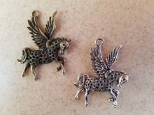Horseful Heart Horse Angel Pendant