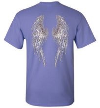 Horse Angels "Pledge" Tee with Wings on Back (black logo)
