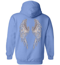 Horse Angels Heavy Blend Hoodie with Wings on Back! (black logo)