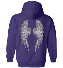 Horse Angels Heavy Blend Hoodie with Wings on Back!