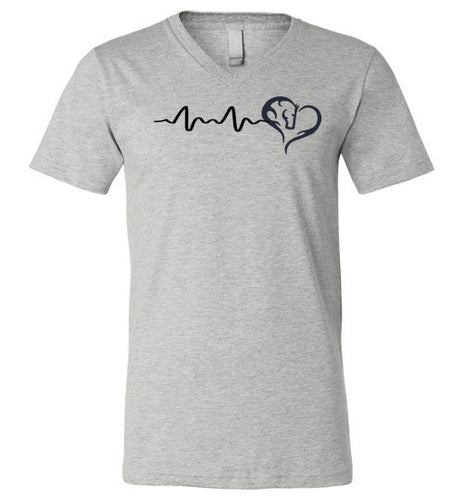 Horseful Heartbeat V Tee