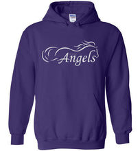 Horse Angels Heavy Blend Hoodie with Wings on Back!