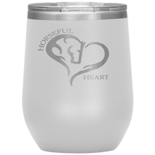 Horseful Heart 12oz. Stainless Steel Wine Tumbler