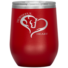 Horseful Heart 12oz. Stainless Steel Wine Tumbler