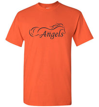 Horse Angels "Pledge" Tee with Wings on Back (black logo)