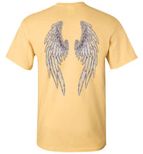 Horse Angels "Pledge" Tee with Wings on Back (black logo)