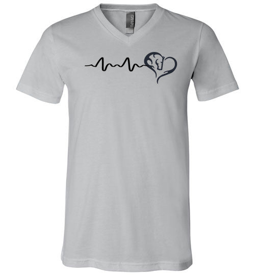 Horseful Heartbeat V Tee