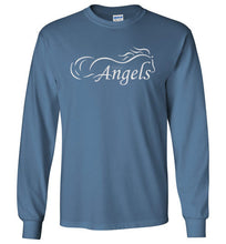 Horse Angel's "Pledge" Long Sleeve Tee with Wings on Back (white logo)