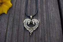 Celtic Horseful Heart Pendant