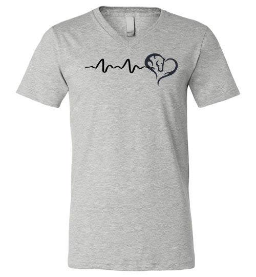 Horseful Heartbeat V Tee